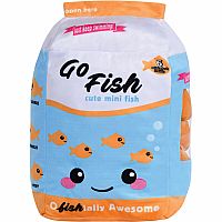 Go Fish Furry and Fleece Plush Pillow