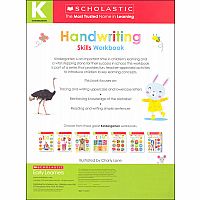 Handwriting Skills Workbook - Kindergarten.