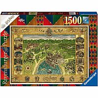 Harry Potter Hogwarts Map - Ravensburger 