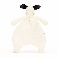 Bashful Black & Cream Puppy Comforter - Jellycat