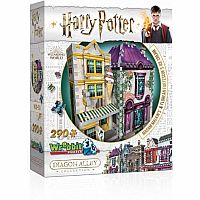 3D Puzzle: Harry Potter Diagon Alley - Madam Malkins & Florean Fortescues Ice Cream