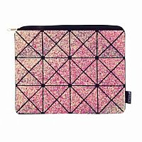Origami Cake Glitter Zip Pouch 