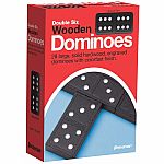 Double Six Wooden Dominoes