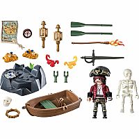 Pirates: Starter Pack Pirate with Rowing Boat - Retired