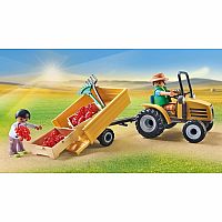 Country: Tractor with Trailer and Water Tank