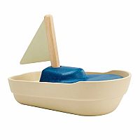 Wood Sailboat - PlanToys, Retired  