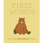 First Words with Cute Embroidered Friends 