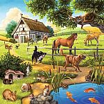 Forest / Zoo / Domestic Animals 3x49 - Ravensburger 