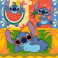 Disney Stitch: Aloha Stitch 3x49 - Ravensburger 