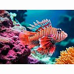 Colorful Animals Red Lion Fish - Ravensburger 
