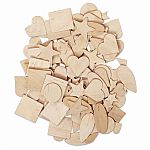 Natural Wood Shapes Assortment