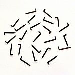 Black Steel Rail Fixing Spikes - Atlas Model Railroad