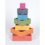 Wooden Rainbow Architect - Squares