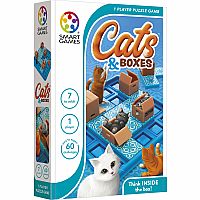 Cats and Boxes Puzzle Game.