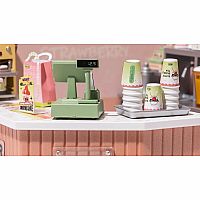 DIY Miniature Dollhouse Kit - Double Joy Bubble Tea
