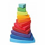 Rainbow Triangle Stacking Tower 