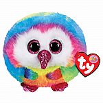 Owen - Multicolour Owl TY Puffies.