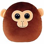Dunston Brown Monkey Squish-a-Boo (Medium) 