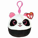 Bamboo Panda Mini Squish-A-Boo Clip.