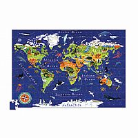 World Animals Puzzle - Crocodile Creek