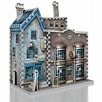 3D Puzzle: Harry Potter Diagon Alley - Olivanders Wand Shop & Scribbulus