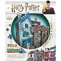 3D Puzzle: Harry Potter Diagon Alley - Olivanders Wand Shop & Scribbulus