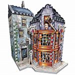 3D Puzzle: Harry Potter Diagon Alley - Weasley's Wizard Wheezes & Daily Prophet