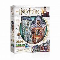 3D Puzzle: Harry Potter Diagon Alley - Weasley's Wizard Wheezes & Daily Prophet