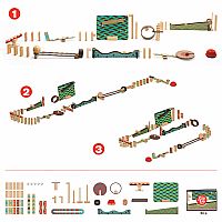 Zig & Go - Ultimate Domino 48 Piece Race Set